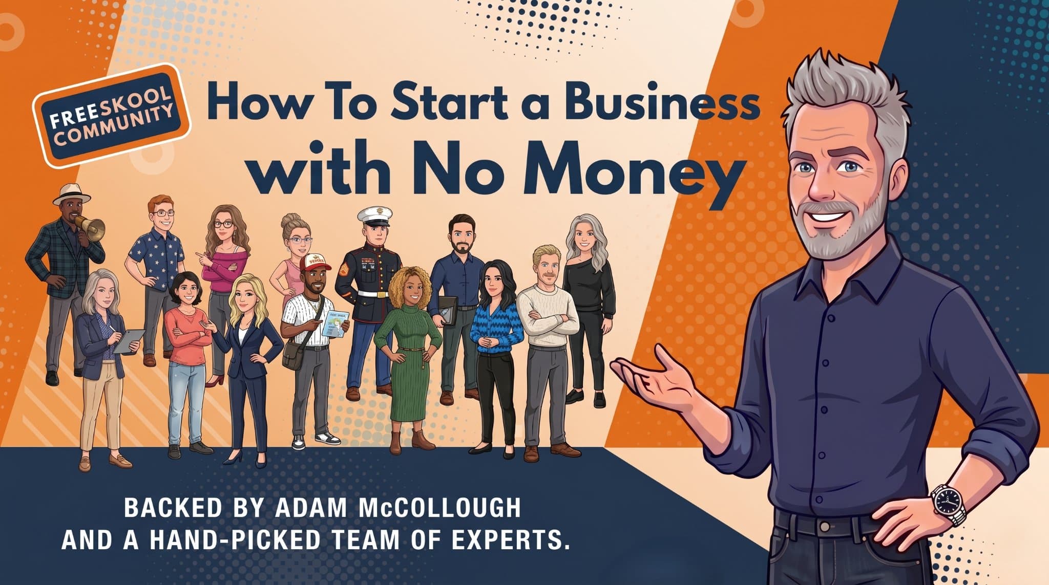 Start a business with no money cover